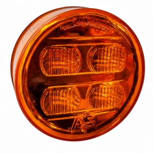FARO GIRO LED AMBAR 70mm METALPAR