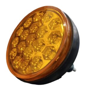 FARO LED 730 ROJO CRISTAL AMBAR 24 V