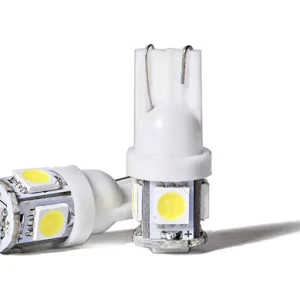 LAMPARA LED TIPO T10 W5W 3 LED BLANCA