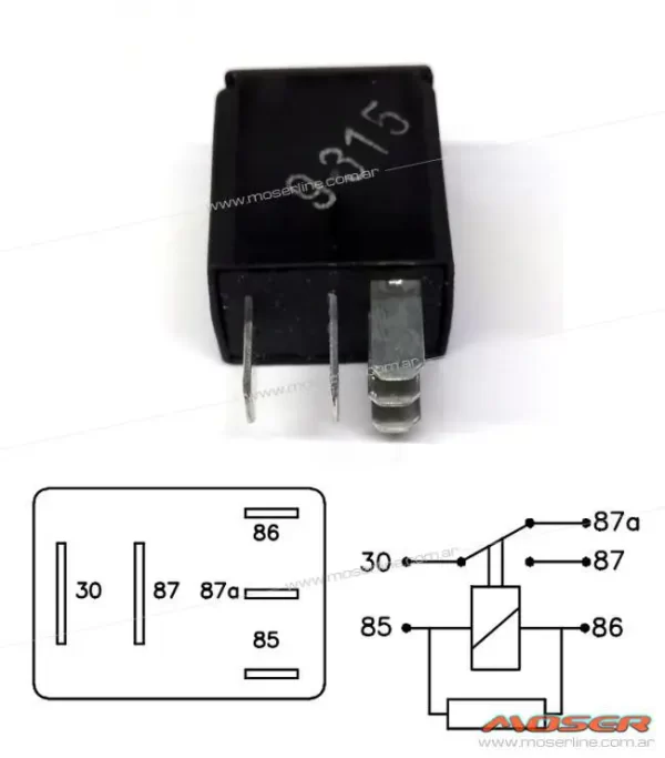 MICRO RELAY AUXILIAR INVERSOR 12V DNI SPRINTER 3845427319