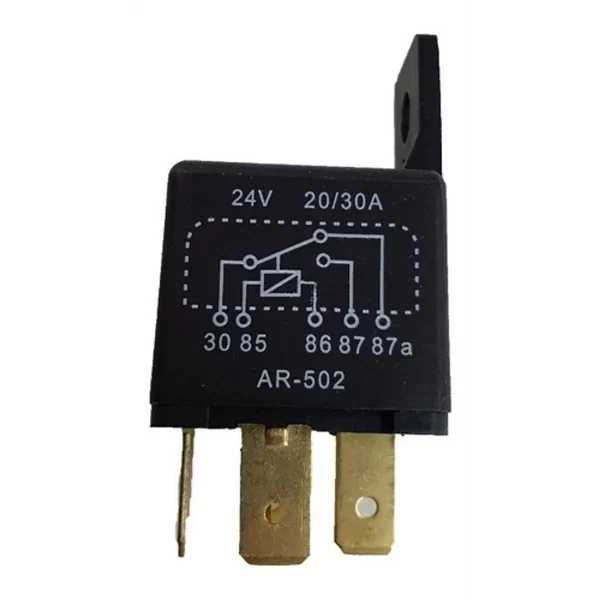 RELE UNIVERSAL POTENCIADO 5 PATAS 24W 25 AMP